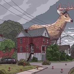 Hayden Maynard illustrates 'Urban Forest' Series