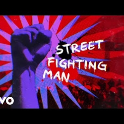 THE ROLLING STONES - STREET FIGHTING MAN - LYRIC VIDEO