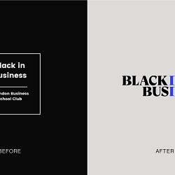 London Business School for Black In Business Visual Identity