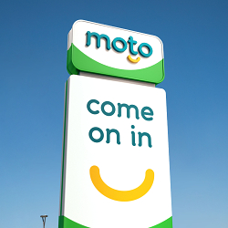 Moto Redefines the Travel Rest Stop Experience with Identity Overhaul