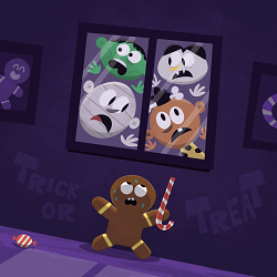 Happy Halloween | Retro Illustration