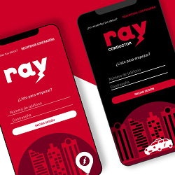Ray Taxi | Mobility App (Brand, UX/UI & Motion Graph)