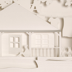 The Paper Palace - Papercut Diorama