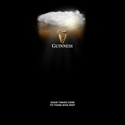 poster campaign for Guinness