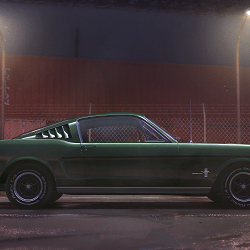 1965 Ford Mustang Fastback CGI