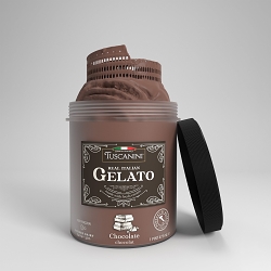 Tuscanini Gelato Print Advertisement Visuals