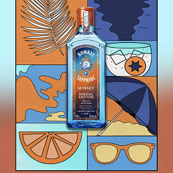 Bombay Sapphire Sunset