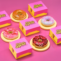Donuts that are 'too good to be true!? Brand creation for Urban Legend.