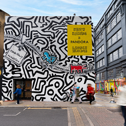 Pandora paints street art to launch Keith Haring x Pandora, its first ever art collaboration
