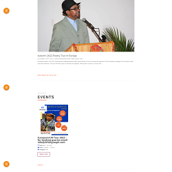 Perfomer / Poet Website