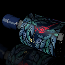 Coffee Liqueur Identity unveils exotic origin.
