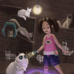 The Missing Cats - The Adventures of Caitlin & Rio