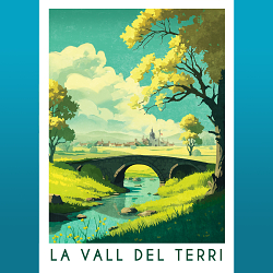 La Vall Del Terri travel poster
