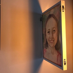 TRANSPARENT DOUBLE SIDED PORTRAIT