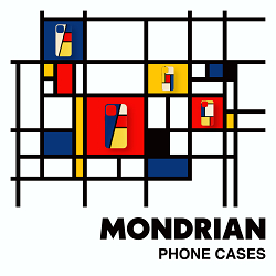 Mondrian Inspired Phone Cases