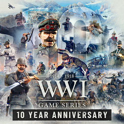 WW1 Game Series: 10 Years Anniversary Marketing Poster