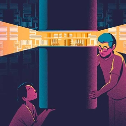 Eric Chow illustrates for The Garage by HP