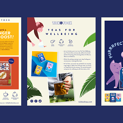 A refreshing design partnership with a top tea brand