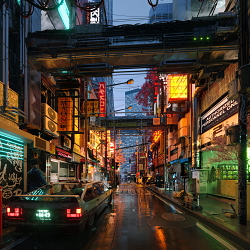 Evermotion Challenge 2023 - Datastream District by Denis D ( 3rd Place )