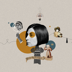 Favorite writers, collages