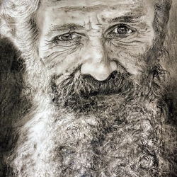 Charcoal Portrait (Kinuyo Ogino)