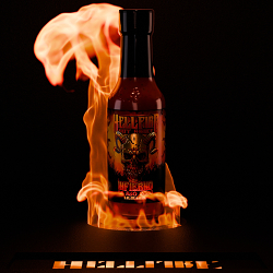 Hellfire Hot Sauce Inferno - 3D Product animation