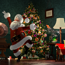 Dancing Santa