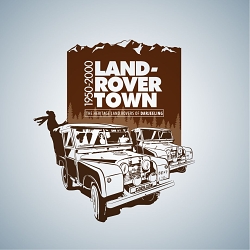 Land Rover Town - Darjeeling - Vector Graphic Tee