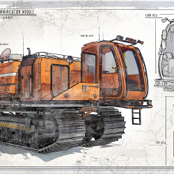 Arctic Communication Module / Tracked Vehicle Concept