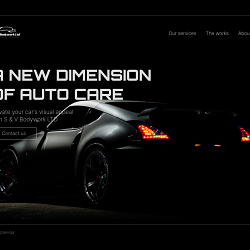 AUTO DETAILING | Landing page | design