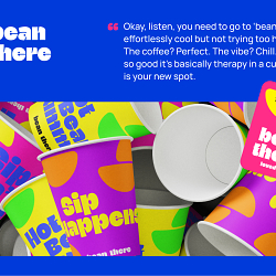 Bean There // Coffee Shop Brand identity