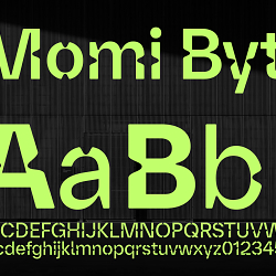 Momi Byte Font