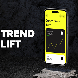 TrendLift social media booster UI/UX & App design