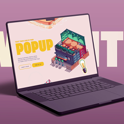 Branding design for TOAST, a new event management company