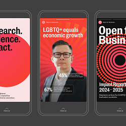 Rebranding the organisation that’s leading the LQBTQ+ conversation in business