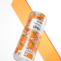 All Shook Up Peach & Lychee White Wine Spritz