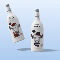 Mr. and Mrs. Moo | Dairy Brand Identity | Packaging and Label Design | Logo Animation