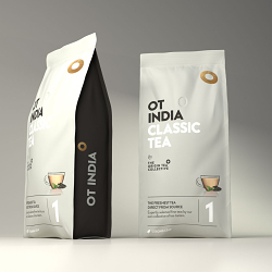 Origin Tea India branding & packaging for a fresh Indian tea range