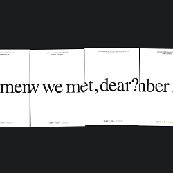Rem how ember we met, dear?