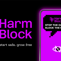 Harmblock for a healthy online world - From start-up symbol to global force