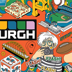 Outernet London x Visit Pittsburgh Illustrations