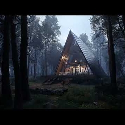 UE5 Architectural Animation - A-Frame Cabin