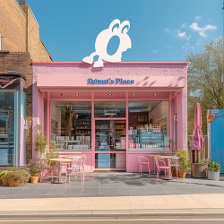 Donut's Place Bakery Brand Identity