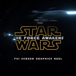 STAR WARS: The Force Awakens  [FUI Screen Graphics Reel]