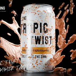 ZING© – Bold Summer Drink Branding & Packaging
