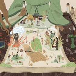 Illustration Project for Youth Magazine“Su Dongpo“