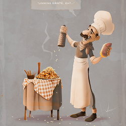 'Wandering Thoughts' (Character Designs + Illustrations + Texts)