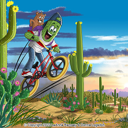 Cactus Pete Meetss Buster the Bully Children's Book