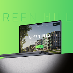 Website for the Green Hills residential complex