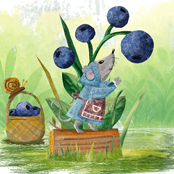 Berry Nook.Illustrations for a brand of handmade jam.